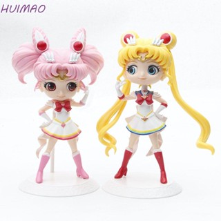 Huimao โมเดลฟิกเกอร์เซเลอร์มูน Tsukino Usagi สําหรับเด็ก เก็บสะสม 2 ชิ้น ต่อชุด