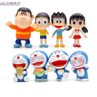 Huimao โมเดลตุ๊กตาฟิกเกอร์ Doraemon ขนาดเล็ก สําหรับเก็บสะสม