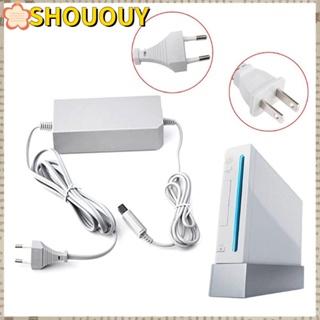 Shououy อะแดปเตอร์พาวเวอร์ควบคุมเกม 100-240V แบบเปลี่ยน สําหรับ Wii