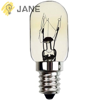 Jane หลอดไฟทังสเตน LED T20 120V ขนาดเล็ก 10W แบบพกพา สีขาว สําหรับตู้เย็น บ้าน