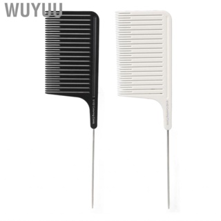 Wuyuu Rat Tail Comb  Slip Resistant Multifunctional Hair Highlight for Home Salon Barbershop