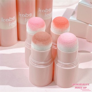 Kobeleen Liquid Blush เครื่องสำอางเกาหลีน่ารักสำหรับผู้หญิงปาร์ตี้ทุกวันใช้ทุกสภาพผิว Waterproof Blush Stick เครื่องสำอางพร้อมฟองน้ำ [realbeauty]