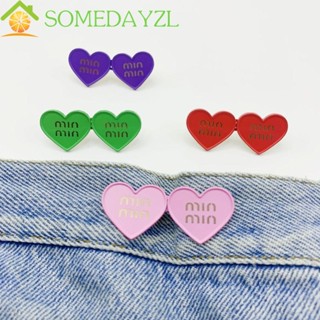 Somedayzl คลิปหนีบเอว ถอดออกได้ ลายตัวอักษร Love อัลลอย ปรับได้ สําหรับผู้หญิง DIY