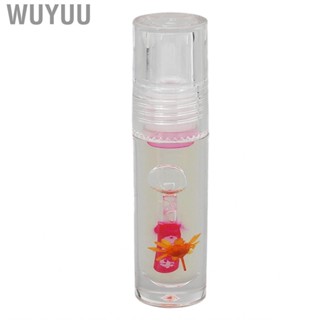 Wuyuu Pink Lip Oil Tinted  Long Lasting Color Changing Gloss Easy To Erase for Women