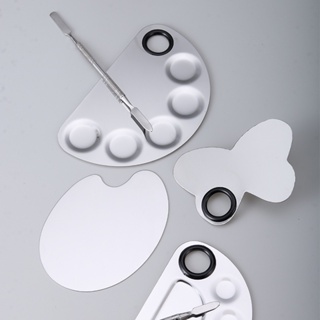 Spot second hair# manufacturer stainless steel palette manicure palette manicure paint plate manicure palette special 8.cc