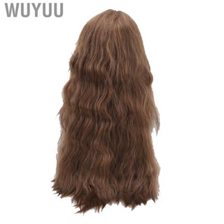 Wuyuu Wig Headgear  Long Curly Wigs Easy To Clean Adjustable Wear Resistant High Temperature Fiber for Women Party Cosplay