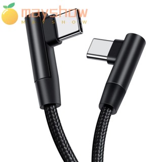 Mayshow USB C เป็น USB Type C สายเคเบิลโทรศัพท์มือถือ ส่งข้อมูล สายชาร์จเร็ว