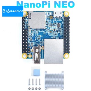 Nanopi NEO บอร์ดพัฒนา H3 และฮีทซิงค์ DDR3 RAM 512MB Quad-Core Cortex-A7 Ubuntu Openwrt Armbian