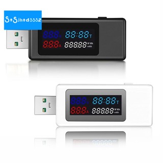 6 in 1 เครื่องทดสอบแรงดันไฟฟ้าดิจิทัล DC4-30V IPS USB สําหรับวัดกระแสไฟฟ้า แรงดันไฟฟ้า