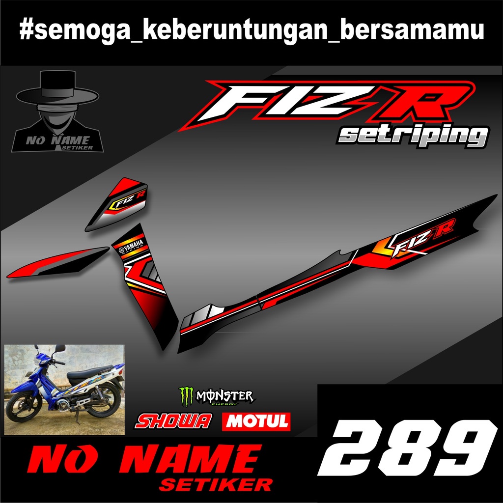 BODY STRIPING STICKER (289) F1ZR FIZR 2001 2002