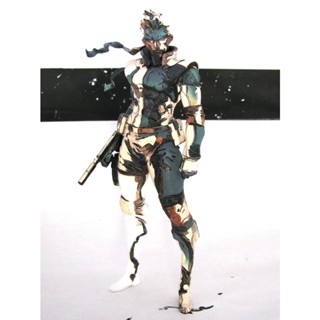 9.9 เหนื่อยมากพร้อมส่ง โมเดลเรซิ่น รูปงู Mercenaries Snake Humanoid GK 1/8 สีขาว SUO5