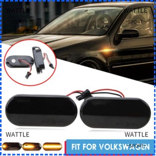 Wattle ไฟเลี้ยวไดนามิก LED ABS สําหรับรถยนต์ VW Golf MK4 Ford Passat 1 คู่