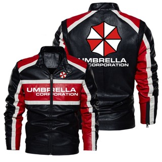 Umbrella LOGO Jacket Windproof Leather Racing Long Sleeve Thin Rainproof Jacket