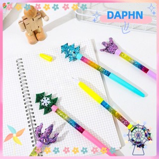 Daphs 6 ชิ้น / เซต คริสต์มาส เจล ปากกา ของขวัญนักเรียน นางฟ้า ติด เป็นกลาง ปากกา