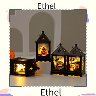 Ethel1 โคมไฟ LED แบบพกพา สําหรับตกแต่งปาร์ตี้ฮาโลวีน