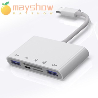 Mayshow อะแดปเตอร์ฮับ Type-C 5 in 1 ตัวแยกข้อมูล OTG