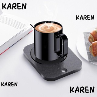 Karen แผ่นอุ่นร้อนแก้วกาแฟ USB DC 5V สําหรับบ้าน