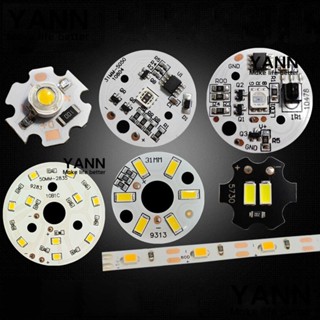 Yann1 ไดโอดเปล่งแสง LED ทรงกลม 3W 5W 10W สีขาวอบอุ่น สําหรับสํานักงาน 5 ชิ้น