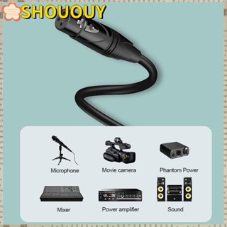 Shououy XLR สายเคเบิลต่อขยาย ลําโพง เครื่องขยายเสียง ไมโครโฟน