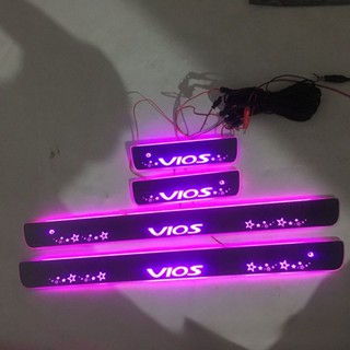 แผ่นกันรอยประตู led สําหรับ Toyota Vios