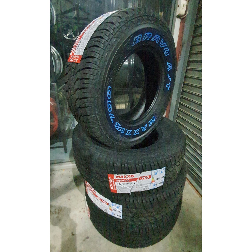 ยางMAXXIS 245/70R16AT700ลายดอกยางAT700สินค้าพร้อมส่งปี25ราคาถูก(ราคาต่อ1เส้น)