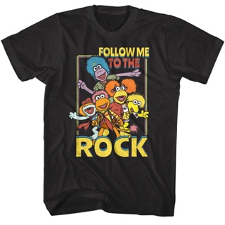 เสื้อยืด พิมพ์ลาย Fraggle Rock Follow Me to the Rock สําหรับผู้ชาย
