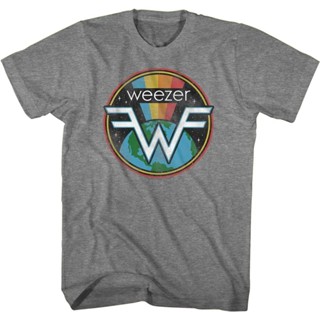 เสื้อยืด พิมพ์ลาย Weezer Space Weez Graphite Heather สําหรับผู้ใหญ่