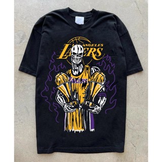 เสื้อยืด พิมพ์ลาย Warren Lotas CIty of Angeles Lakers nba สําหรับผู้ชาย | เสื้อบาสเก็ตบอล nba lakers Lebron james สไตล์วินเทจ UNISEX