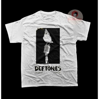 เสื้อยืด พิมพ์ลายกราฟฟิควงดนตรีร็อค Deftones Chino Moreno Merch สําหรับผู้ชาย และผู้หญิง