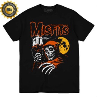 หายาก! เสื้อยืด พิมพ์ลายฟักทองฮาโลวีน Misfits