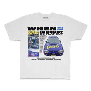 เสื้อยืด พิมพ์ลาย Subaru Rally motorsport colin mcrae 555 สําหรับผู้ชาย