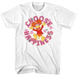 เสื้อยืด พิมพ์ลาย Fraggle Rock Choose Happiness สําหรับผู้ชาย