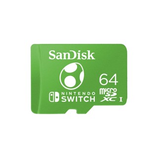 SanDisk 64GB Nintendo MicroSDXC UHS-I card for Nintendo Switch Yoshi Edition SDSQXAO-064G-GN3ZN