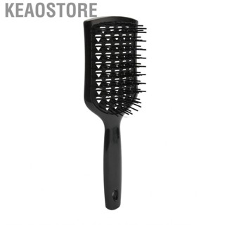 Keaostore Hair Detangling Brush Professional Paddle Black Vent Fast Blow CRY