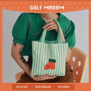 GOLF MADAM GF-F033 กระเป๋าถือ ผ้าใบ ลายการ์ตูนน่ารัก