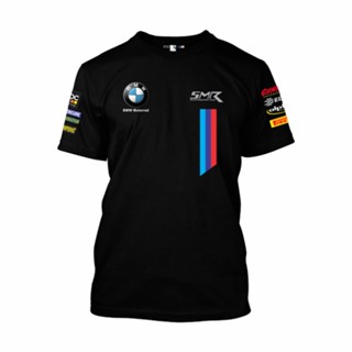 เสื้อยืด พิมพ์ลาย BMW Motorrad WSBK Style พรีเมี่ยม ขนาดใหญ่ 5XL