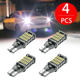 หาง W16W 12V 6000K สําหรับรถยนต์ ​หลอดไฟ LED 45SMD T15 921 แบบเปลี่ยน สําหรับรถยนต์