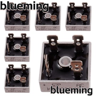 Blueming2 ไดโอดวงจรเรียงกระแสเต็มคลื่น 35A KBPC3510 4-Pin เฟสเดียว กระแสไฟรั่วต่ํา 1000V 6 ชิ้น