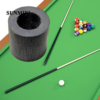 [ Black Billiard Cue Ferrule เครื่องมือซ่อมแซม น้ําหนักเบา สําหรับไม้คิวพูล