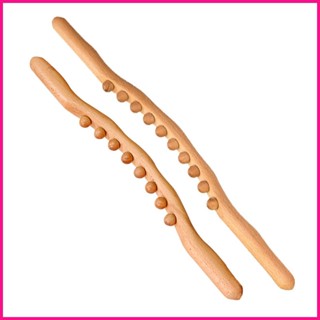 Guasha Stick en ลูกกลิ้งนวด 8 หรือ 10 ลูกปัด ลูกกลิ้งนวด สําหรับหลัง คอ ขา แขน ไหล่ บรรเทาอาการปวด buraith