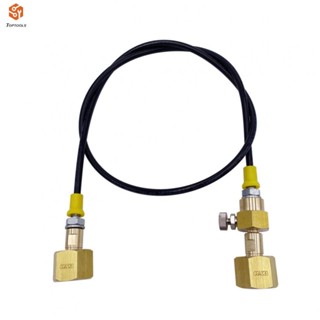 อะแดปเตอร์ชาร์จ CO2 ท่อ 36 นิ้ว CGA320 เป็น CGA320 ทองแดง พลาสติก ถ่ายโอน
