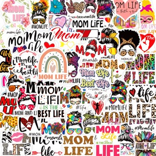 ❉ สติกเกอร์ MOM LIFE Series 01 LOVE MOM สําหรับติดตกแต่ง ❉ สติกเกอร์แฟชั่น กันน้ํา DIY 50 ชิ้น/เซต