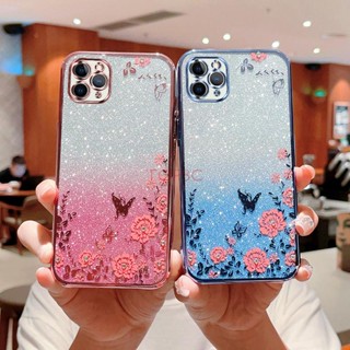 เคส iPhone 11 Pro Max 12 Pro Max 13 Pro Max 14 Pro Max เคสโทรศัพท์แฟชั่น ประดับเพชร เกรดสูง HYE