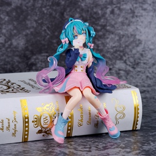 ใหม่ โมเดลฟิกเกอร์ PVC รูปปั้นอนิเมะ Hatsune Miku ขนาด 12-20 ซม. สําหรับเก็บสะสม