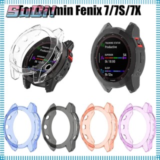 Suqi นิ่ม ป้องกันรอยขีดข่วน กรอบป้องกันหน้าจอ สําหรับ Fenix 7 7S 7X