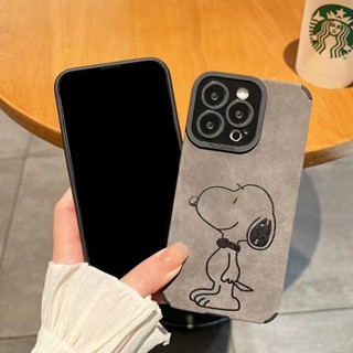 เคสโทรศัพท์มือถือนิ่ม กันตก ลายการ์ตูน Snoopy สําหรับ Iphone 14 13Promax Apple 11 XR Xsmax 8P 12Pro