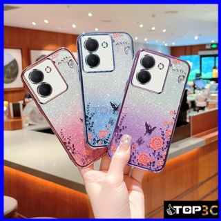 เคส Vivo Y36 5G Y27 5G เคสโทรศัพท์มือถือ ลายผีเสื้อกระพริบ สําหรับ Vivo Y36 5G Y27 5G MMHY