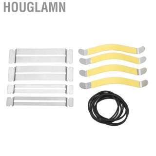 Houglamn Guitar String Spreader  Fingerboard Guard Multifunctional with Rubber Bands for Dressing and Polishing Frets