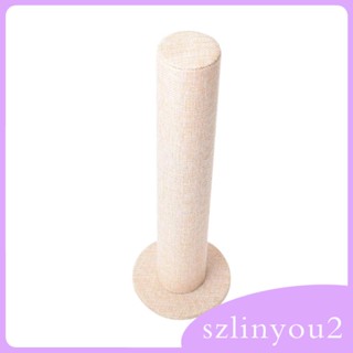 [szlinyou2] ขาตั้งโชว์เครื่องประดับ สร้อยข้อมือ กําไลข้อมือ ผ้าลินิน แนวตั้ง