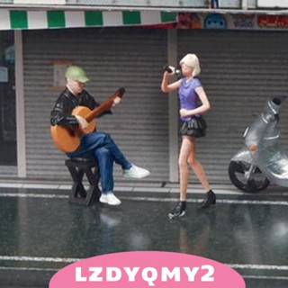 [Lzdyqmy2] โมเดลฟิกเกอร์ รูปตัวละคร 1/64 Diorama Street DIY อุปกรณ์เสริม สําหรับฉาก